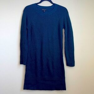 Banana Republic navy cable knit sweater dress S